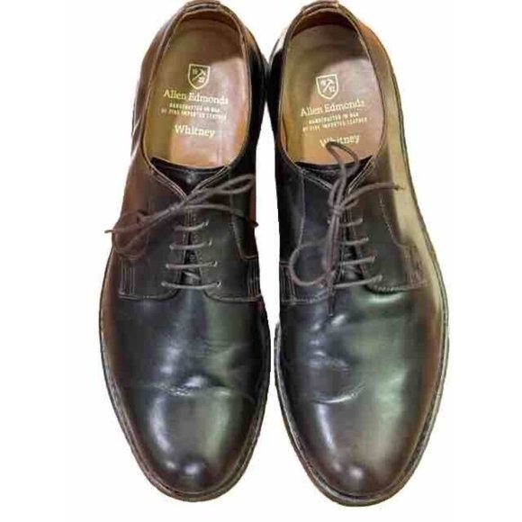 Allen Edmonds Whitney Plain Toe Derby Shoe - Picture 1 of 6